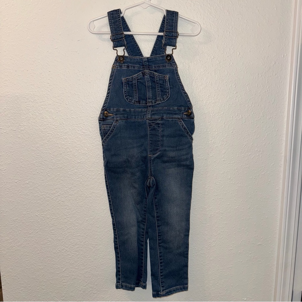 Wonder Nation Blue Denim Overalls.